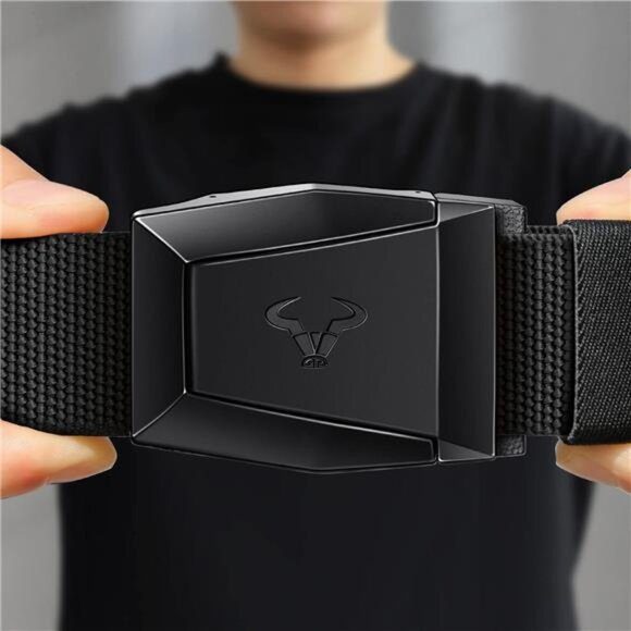 Tactical Belt for Men,Men Stretch Nylon Web GiftBelt 1.5"-Hiking Rigger Military - Picture 2 of 7